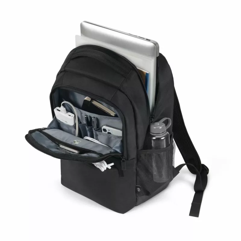 DICOTA Eco Core kuprinė nešiojamam kompiuteriui 13-14,1 col. - Juoda / 300d 100% perdirbtas PET poliesteris
