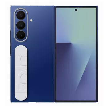 Samsung Galaxy Fold7 skaidrus apsauginis dėklas su rankena