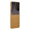 Apsauginis dėklas su užlenkimu Samsung Flip7 Kindsuit EF-VF766PAEGWW, skirtas Galaxy Z Flip7, kupranugario spalvos