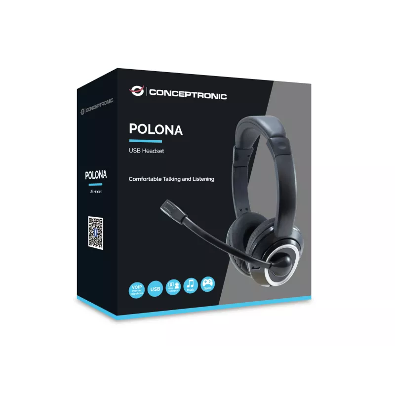Ausinės Conceptronic POLONA USB