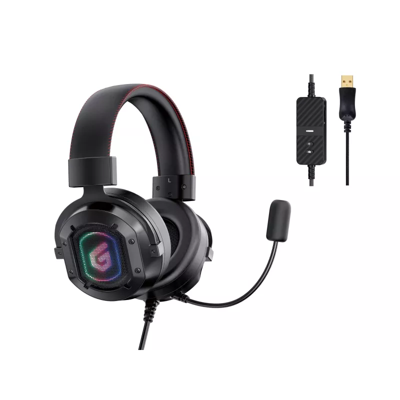 Ausinės „Conceptronic ATHAN“ 7.1 erdvinio garso USB žaidimams