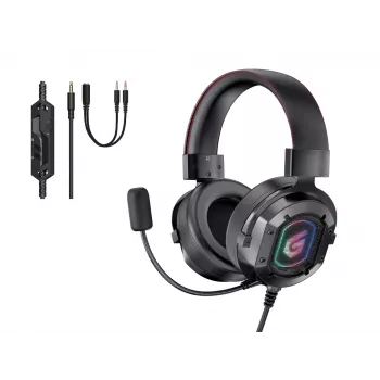 Conceptronic ATHAN Stereo Sound žaidimų ausinės, laidinės, 20-20000 Hz, 477 g, juodos