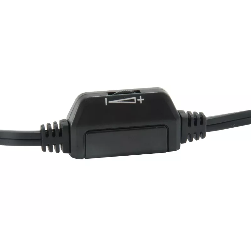 Conceptronic Allround Stereo ausinės su mikrofonu, laidinės, 20–22000 Hz, biurui/skambučių centrui, 111 g, juodos, sidabrinės