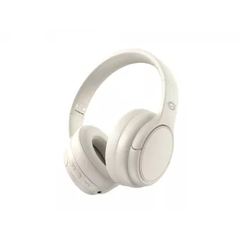 Conceptronic PARRIS03C Belaidės stereo ausinės, laidinės ir belaidės, muzika, 20–20000 Hz, 198,5 g, ausinės, kreminė