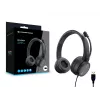 Ausinės Conceptronic POLONA05B Stereo USB su triukšmo slopinimo mikrofonu