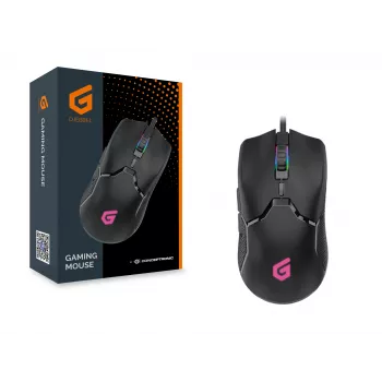 Conceptronic DJEBBEL 6D žaidimų pelė, 7200 DPI, dešinei rankai, optinė, USB Type-A, juoda