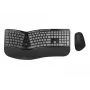 Belaidis ergonominis klaviatūros ir pelės rinkinys Conceptronic ERGO, QWERTY EN (US)