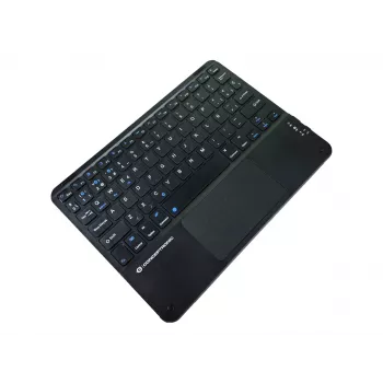 Conceptronic TOBIN01BES 10 colių belaidė klaviatūra su jutikliniu kilimėliu, QWERTY ispanų