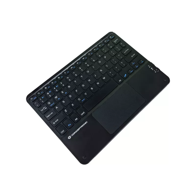 Conceptronic TOBIN01BUS 10 colių belaidė klaviatūra su jutikliniu kilimėliu, QWERTY EN (JAV)