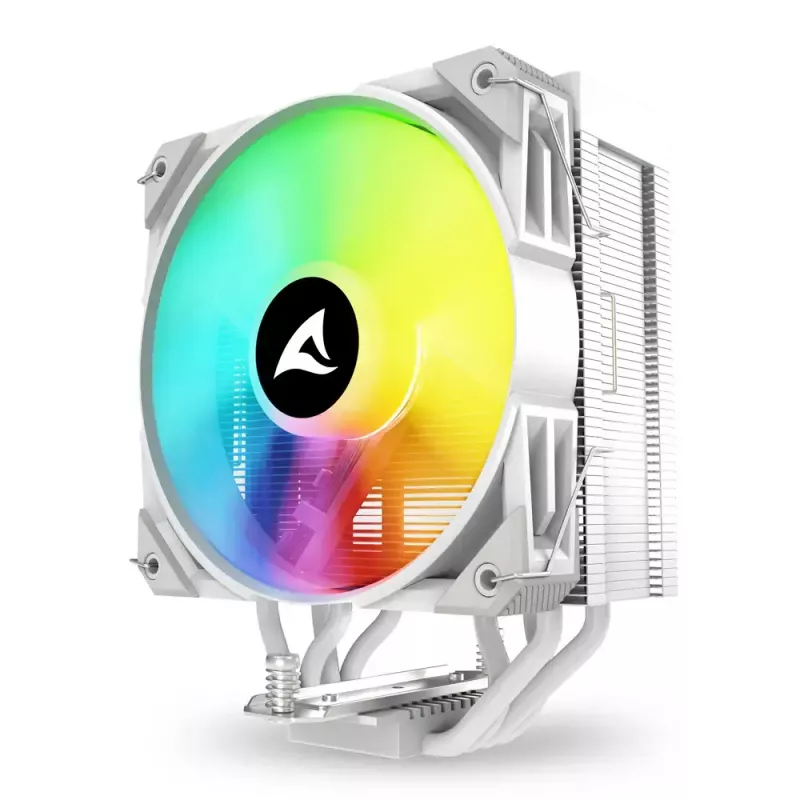 Oro aušintuvas Sharkoon A40 RGB 12 cm Baltas 500-1800 RPM 121.55 m³/h