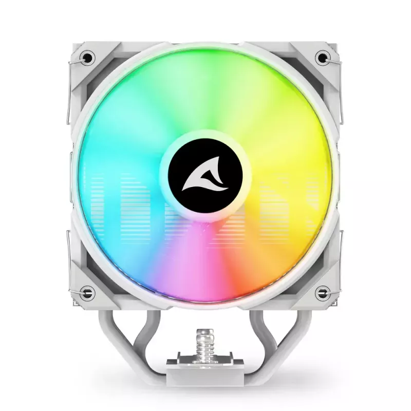 Oro aušintuvas Sharkoon A40 RGB 12 cm Baltas 500-1800 RPM 121.55 m³/h
