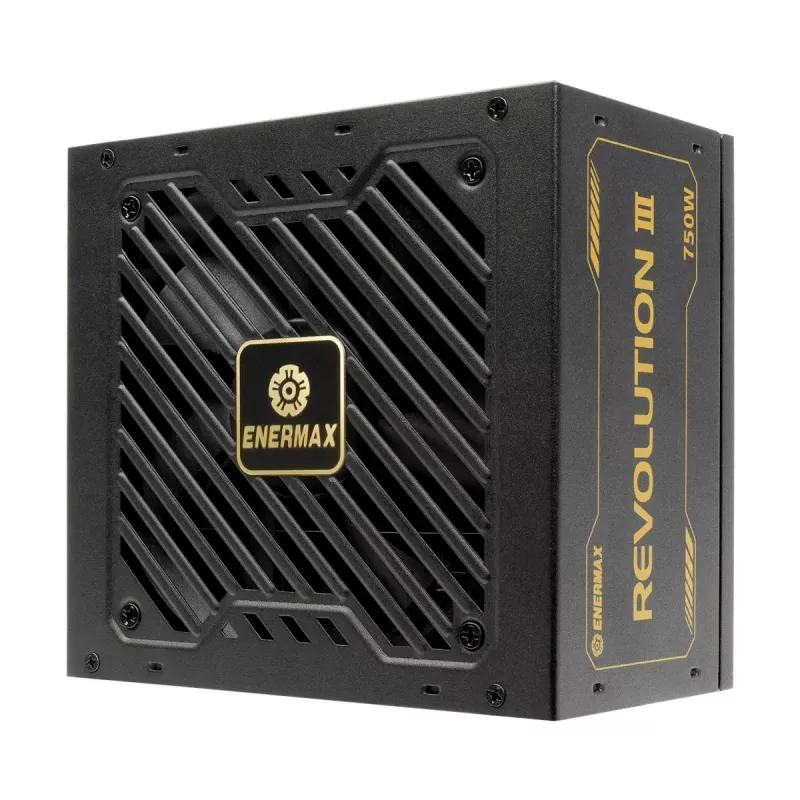 ENERMAX Revolution III 750W 80 Plus Gold pilnai modulinis ATX 3.1 maitinimo blokas