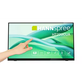 Monitorius Hannspree HT220CUA 54,5 cm (21,4 colio) Full HD LED liečiamas ekranas juodas
