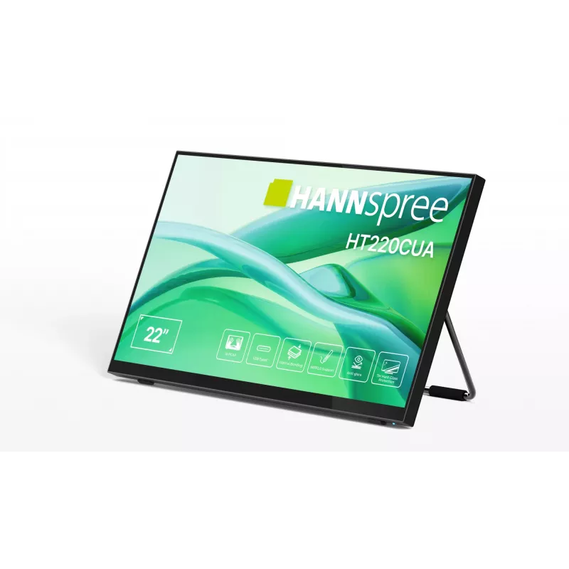 Monitorius Hannspree HT220CUA 54,5 cm (21,4 colio) Full HD LED liečiamas ekranas juodas