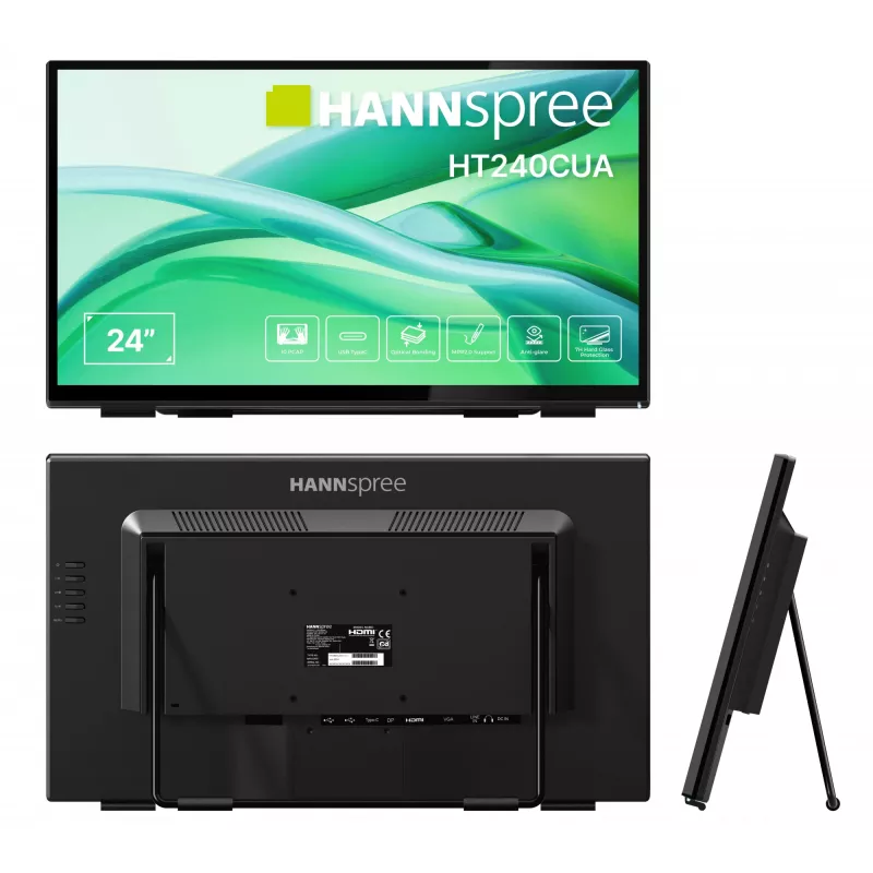 Monitorius Hannspree HT240CUA 60,5 cm (23,8 colio) Full HD LED jutiklinis juodas