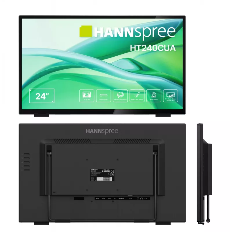 Monitorius Hannspree HT240CUA 60,5 cm (23,8 colio) Full HD LED jutiklinis juodas