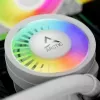 Vandens aušintuvas procesoriui Arctic Liquid Freezer III Pro 420 A-RGB (Baltas) – 140 mm ventiliatoriai, lizdams LGA1700/AM4/AM5
