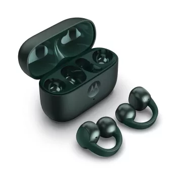 Motorola moto buds loop Belaidės ausinės su ausų kabliukais Skambučiai/Muzika/Sportas/Kasdienis naudojimas Žalia