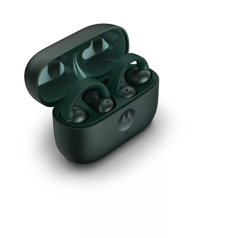 Motorola moto buds loop Belaidės ausinės su ausų kabliukais Skambučiai/Muzika/Sportas/Kasdienis naudojimas Žalia
