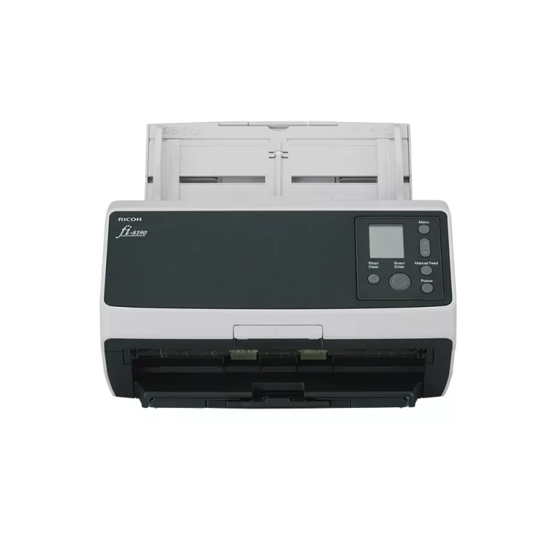Ricoh fi-8190 skaitytuvas su ADF ir rankiniu padavimu, 600 x 600 DPI, A4, juodos ir pilkos spalvos