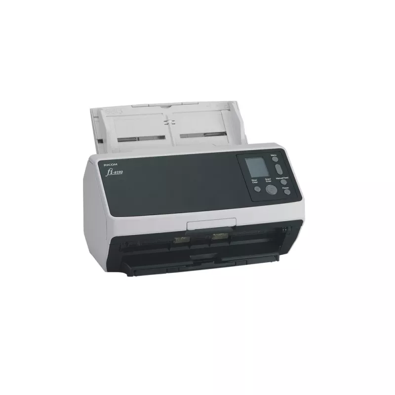 Ricoh fi-8190 skaitytuvas su ADF ir rankiniu padavimu, 600 x 600 DPI, A4, juodos ir pilkos spalvos