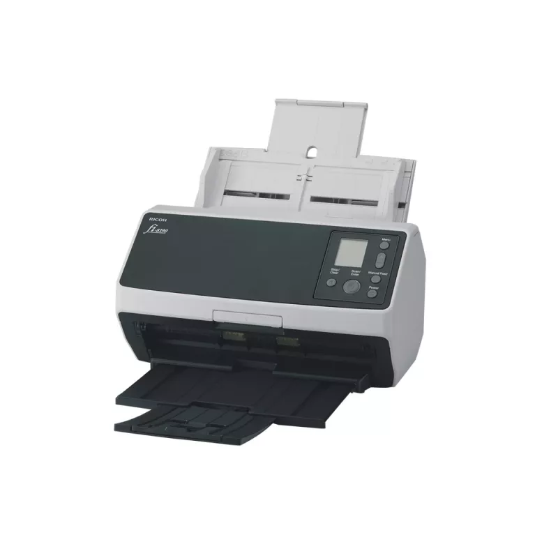 Ricoh fi-8190 skaitytuvas su ADF ir rankiniu padavimu, 600 x 600 DPI, A4, juodos ir pilkos spalvos