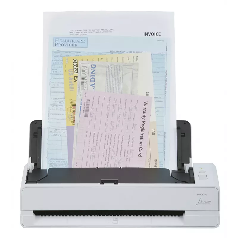 Ricoh fi-800R ADF + rankinis padavimas skaitytuvas 600 x 600 DPI A4 juodos, baltos spalvos
