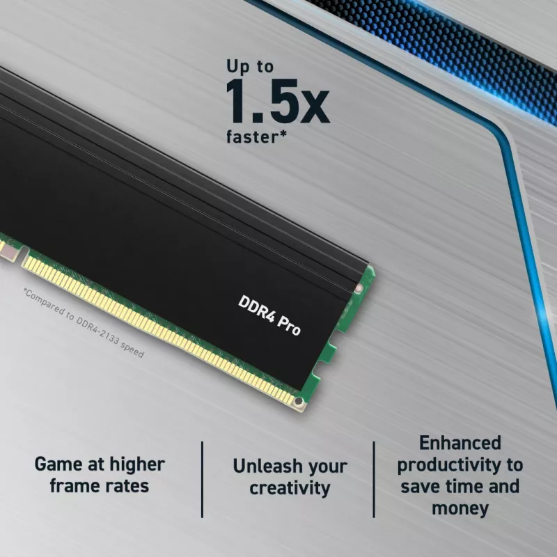 Crucial Pro 32GB DDR4-3200 CL22 UDIMM atmintis (CP32G4DFRA32A)