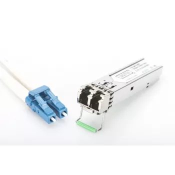 DIGITUS SFP modulis 1.25 Gbps, iki 80 km vienmodis, LC duplex jungtis 1000Base-LX, 1550nm