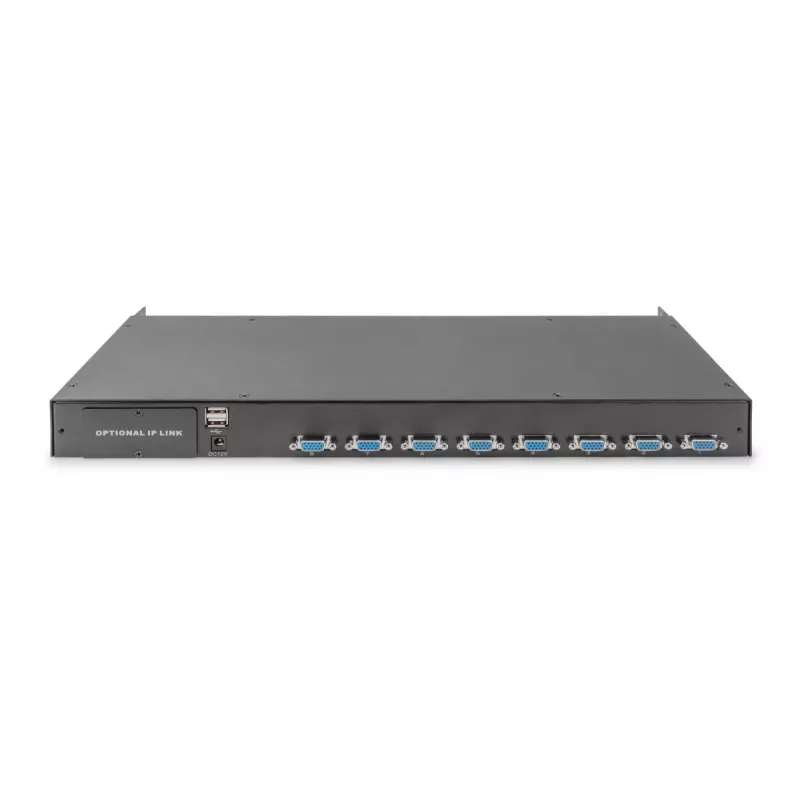 DIGITUS modulinis KVM jungiklis 8 prievadų, skirtas modulinei KVM konsolei