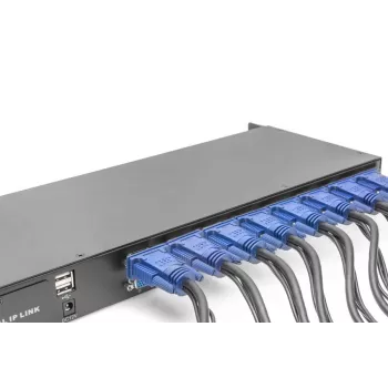 DIGITUS Modulinis KVM jungiklis 16 prievadų modulinei KVM konsolei