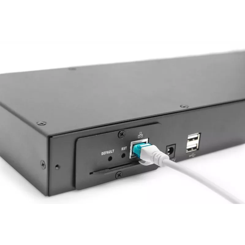 DIGITUS modulinis Cat5 KVM jungiklis 16 prievadų modulinei KVM konsolei