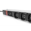 DIGITUS IT BASIC PDU, 3 fazės, 16 A, 24 x C13, 3 x C19 vertikalus, 3 m laidas, IEC309 3Ph-16A kištukas