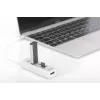 DIGITUS USB 2.0 Type C HUB su kortelių skaitytuvu 3x USB 2.0, 1x SD, 1x MicroSD, aliumininis korpusas