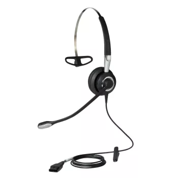 Jabra BIZ 2400 II Mono 3-1 laidinis ausinių komplektas biurui ir skambučių centrui, 54 g, juoda, sidabrinė