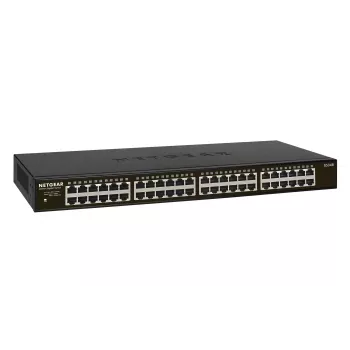 NETGEAR GS348 48 prievadų nevaldomas Gigabit Ethernet (10/100/1000) jungiklis 1U juodas