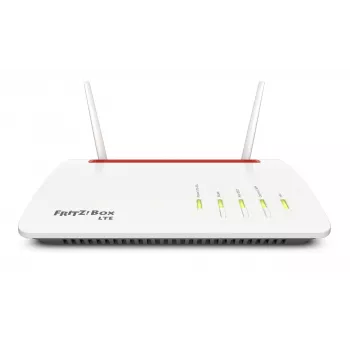 Maršrutizatorius FRITZ 6890 LTE, Gigabit Ethernet, dviejų juostų (2,4 GHz / 5 GHz), 4G, juoda, raudona, balta