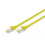 DIGITUS Patch laidas CAT6a S/FTP, 50 cm, geltonas