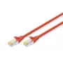 DIGITUS Patch laidas CAT6a S/FTP 7m raudonas