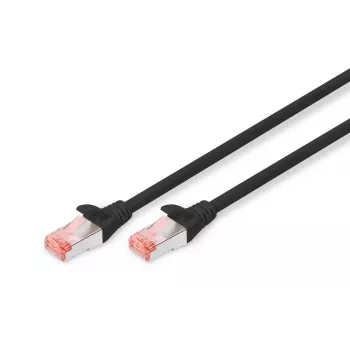 DIGITUS Patch laidas - CAT6 - S/FTP - Su apsauga nuo užkliuvimo - Varis - 10m - juoda