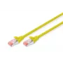 DIGITUS Patch laidas CAT6 S/FTP Snagless Cu 10m geltonas