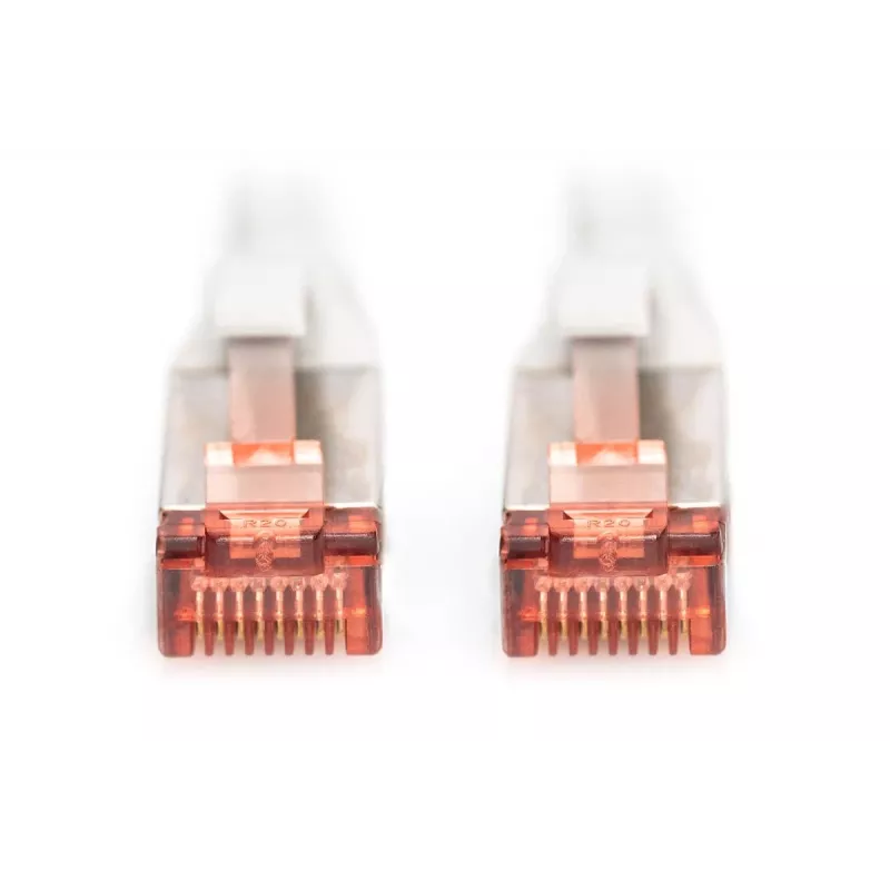DIGITUS Patch laidas vario laidininku - CAT6 - S/FTP - Snagless - 20 m - pilkas