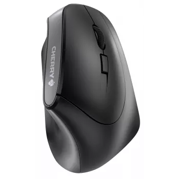 CHERRY MW 4500 belaidė 45 laipsnių pelė, juoda, USB, dešinei rankai, vertikalaus dizaino, optinė, RF belaidė, 1200 DPI