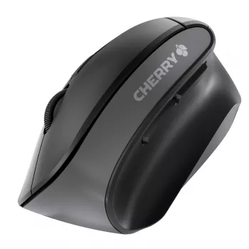 CHERRY MW 4500 belaidė 45 laipsnių pelė, juoda, USB, dešinei rankai, vertikalaus dizaino, optinė, RF belaidė, 1200 DPI