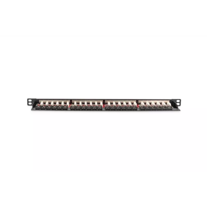 DIGITUS Patch panel CAT6a ekranuotas 24 prievadų 0.5U (dn91624sslea)