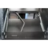 DIGITUS modulinė 43,2 cm (17 colių) TFT konsolė su 8 prievadų KVM, RAL 9005 juoda – Qwertzu vokiška