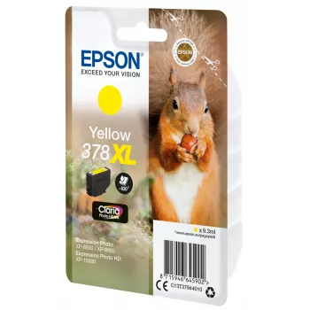 Epson 378XL Claria Photo HD rašalo kasetė, geltona, didelės talpos (XL)