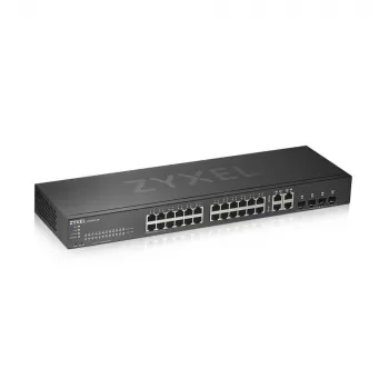Zyxel GS1920-24V2 valdomas gigabito eterneto (10/100/1000) komutatorius juodas
