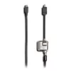 Kensington MiniSaver Mobile Keyed Lock, 1,8 m, Kensington, raktinis, plokščiasis raktas, anglinis plienas, juoda