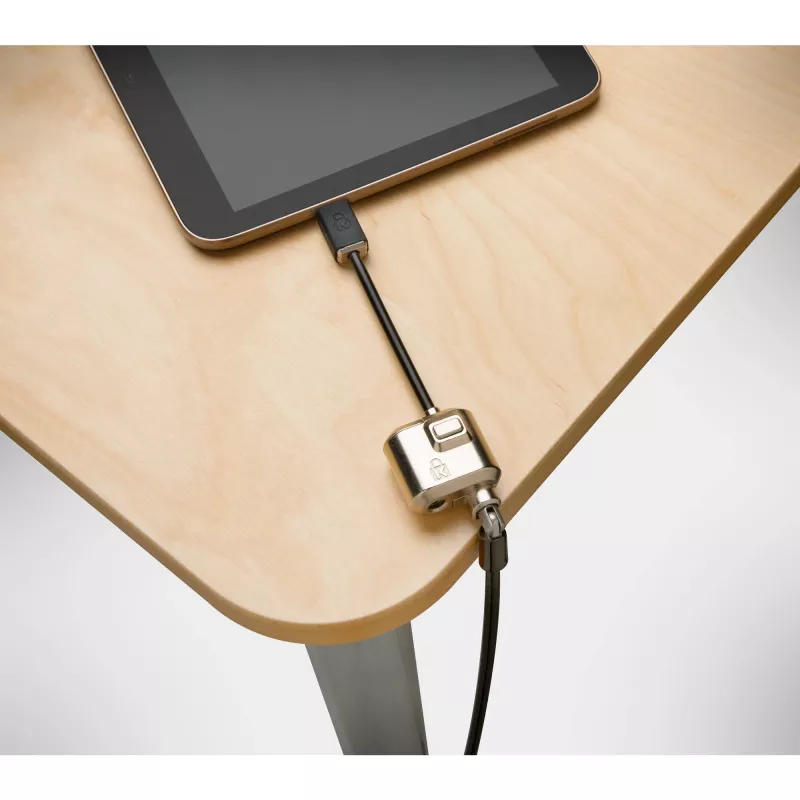 Kensington MiniSaver Mobile Keyed Lock, 1,8 m, Kensington, raktinis, plokščiasis raktas, anglinis plienas, juoda